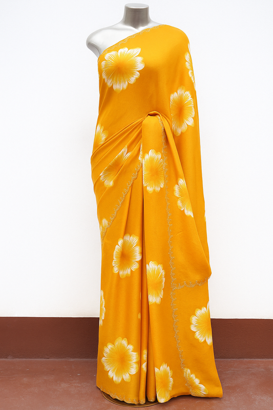 Chinon Silk Saree