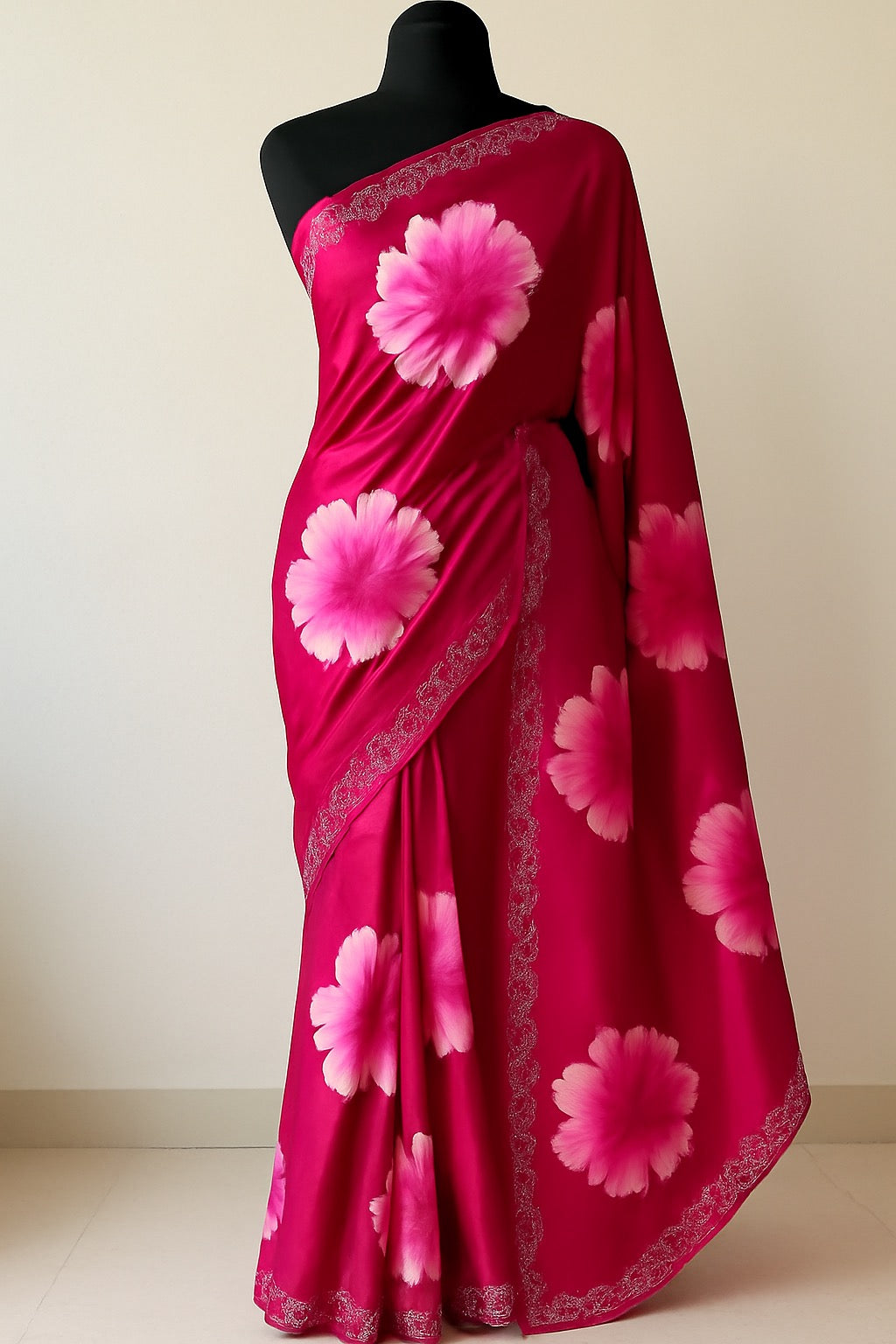 Chinon Silk Saree